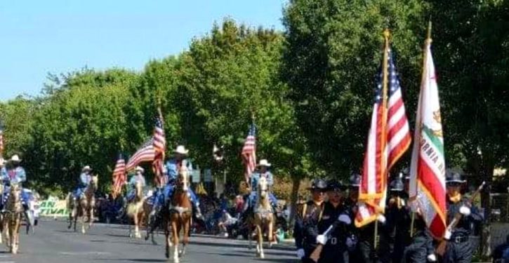 10 protesters angry over CA sheriff posse plan to participate in Trump inauguration