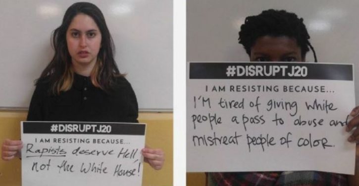 Trump inauguration protesters are helping to ensure his re-election
