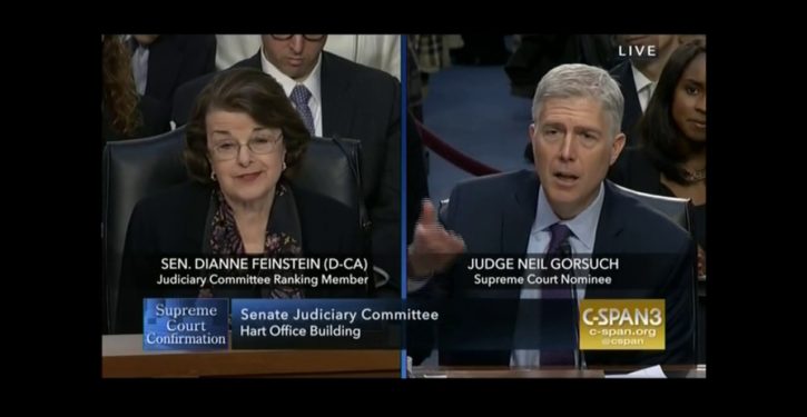 Feinstein in 2006: You can’t filibuster a SCOTUS nominee because you disagree with him