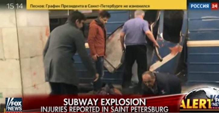Subway explosion in St. Petersburg (Russia) called terror attack; at least 10 dead
