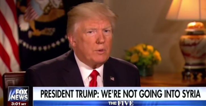 Trump: We’re not sending troops into Syria