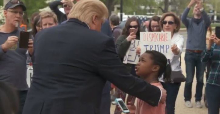 Fake viral video showing girl standing up to Trump fools thousands
