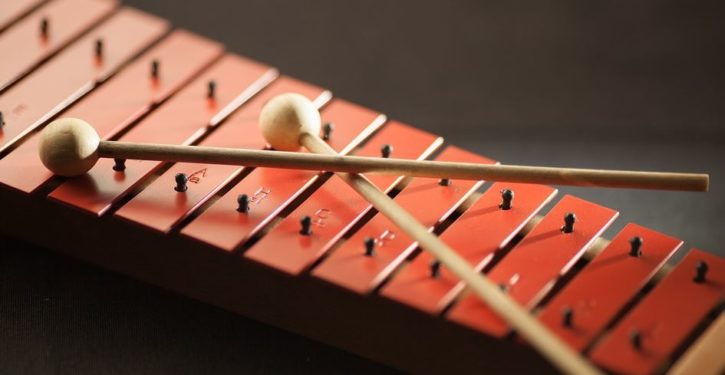 Woman arrested for xylophone rage attack