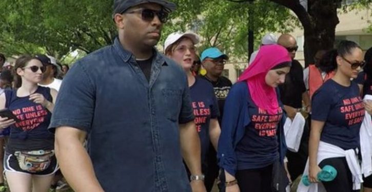 For their protest against the NRA, women’s marchers hired armed guards