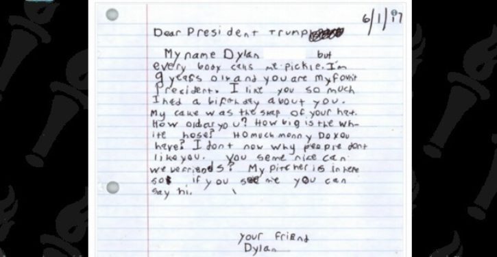 WaPo investigates whether letter Trump received from 9-year-old was authentic