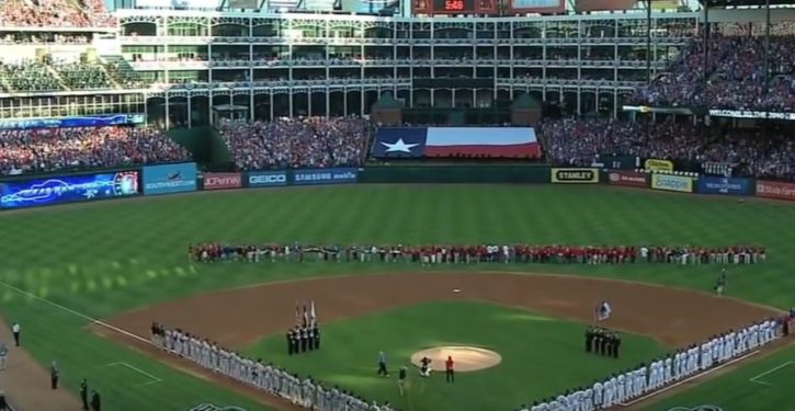 Feminist professor protests the honoring of military, America at baseball games