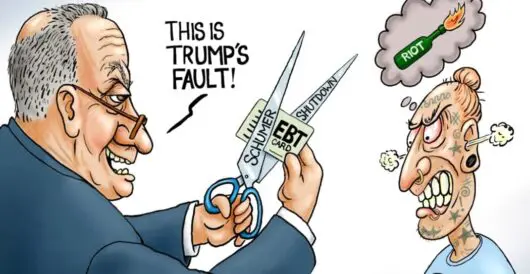 Cartoon of the Day: No Freebies, No Peace by A. F. Branco