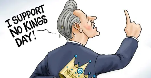Cartoon of the Day: No Kings King by A. F. Branco
