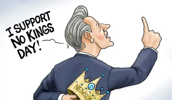 Cartoon of the Day: No Kings King by A. F. Branco