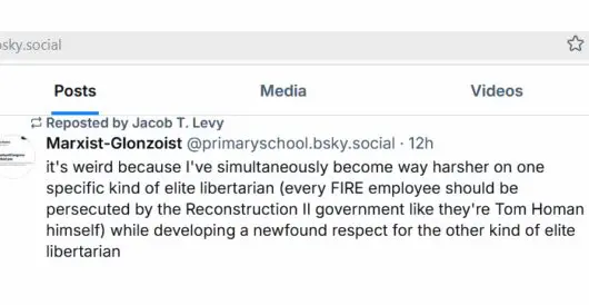 Why do leftists hate people who help them? by Harry Lewis