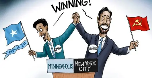 Cartoon of the Day: America Last Duo by A. F. Branco