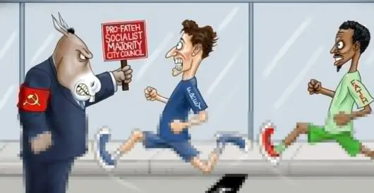 Cartoon of the Day: The Finish Line by A. F. Branco