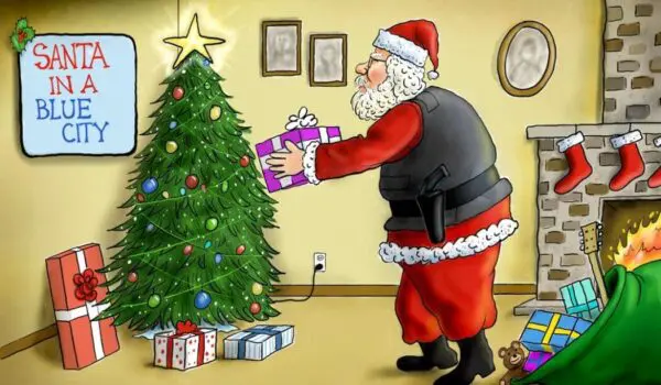 Cartoon of the Day: Blue Christmas by A. F. Branco