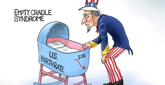 Cartoon of the Day: Empty Cradles by A. F. Branco