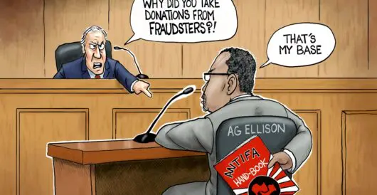 Cartoon of the Day: High Crimes: Ellison Hearing On His Involvement With Fraudsters by A. F. Branco