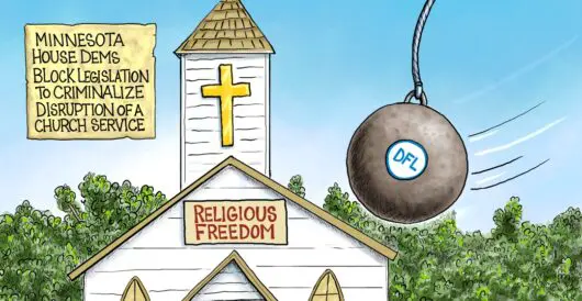 Cartoon of the Day: War On Churches by A. F. Branco