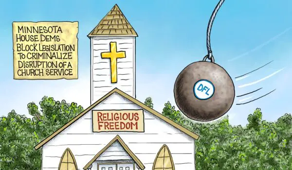 Cartoon of the Day: War On Churches by A. F. Branco
