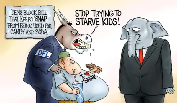 Cartoon of the Day: SNAP Happy by A. F. Branco