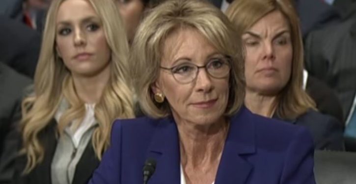 Democrats make misleading attack on Trump nominee Betsy DeVos