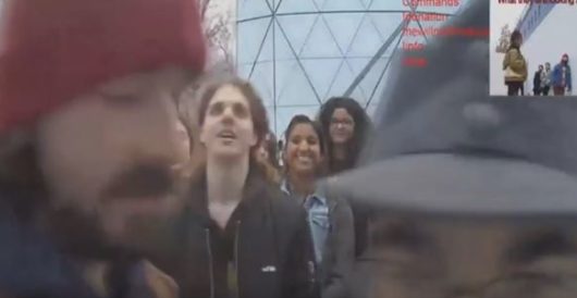 Tinseltowner Shia LaBeouf shakes counter-protester, screams ‘You will not divide us’ by Howard Portnoy