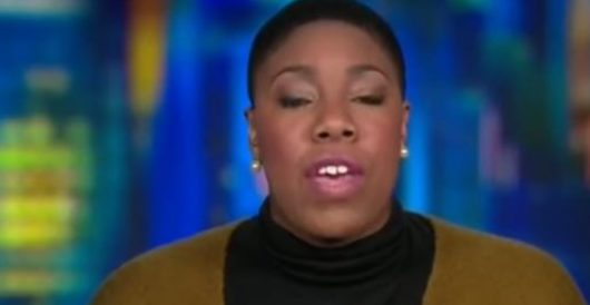 Biden adviser Symone Sanders lays a full-blown tackle on protester at Super Tuesday rally by Daily Caller News Foundation