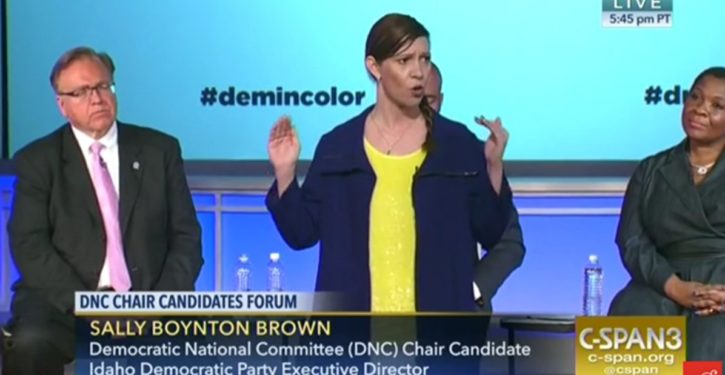 DNC chair candidate — concern-troll sweat-grenade — on a mission to ‘shut white people down’
