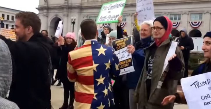 When Trump protester has heart attack, Trump employees rush to help; protesters do this