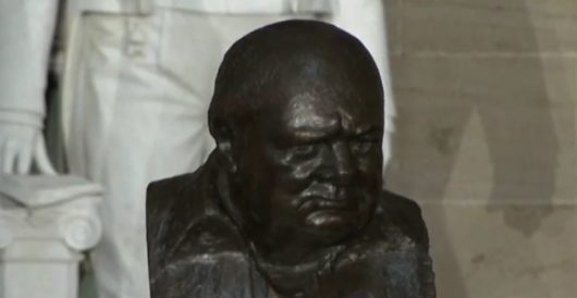 President Trump will immediately restore bust of Churchill Obama removed from Oval Office by Rusty Weiss