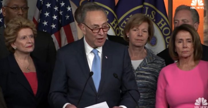 Schumer makes it crystal clear: Democrats want to extort Trump into ceasing border enforcement