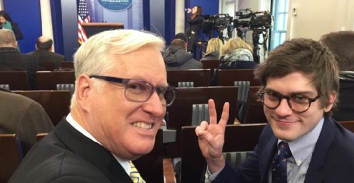End of civilization as we know it: Gateway Pundit at White House presser!