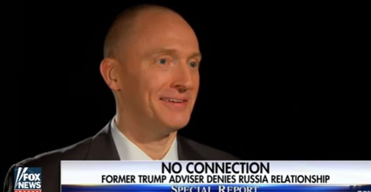 Carter Page calls notion he could be charged as a Kremlin agent ‘absolutely ridiculous’