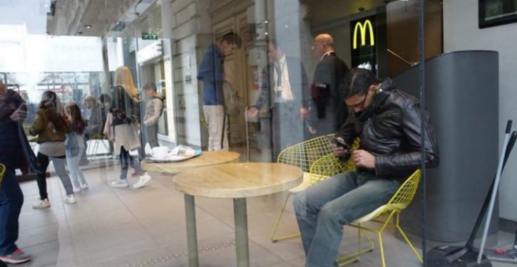 How dangerous is Paris? You can’t even get a Big Mac without going through a security check