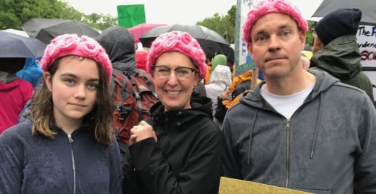 Liberal marchers break out their latest knit hat du jour by Ben Bowles