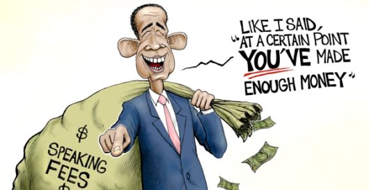 Cartoon of the Day: Show him the money! by A. F. Branco