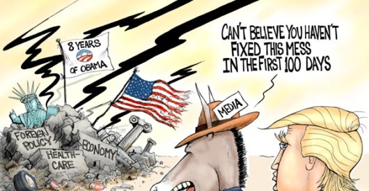 Cartoon of the Day: First 100 days by A. F. Branco