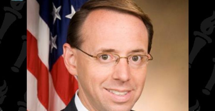 Deputy AG Rosenstein warns – ahem – against relying on anonymously sourced reporting