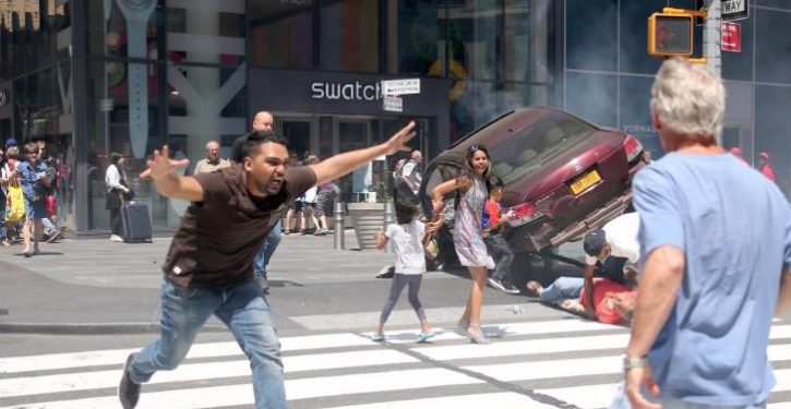 Times Square ‘accident’ that killed one and injured 20 more was no accident