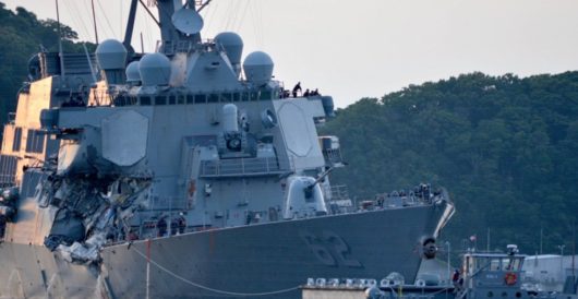 The strange case of the USS Fitzgerald collision by J.E. Dyer