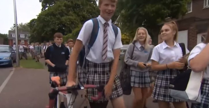 School asks boys to wear skirts to ‘promote equality’