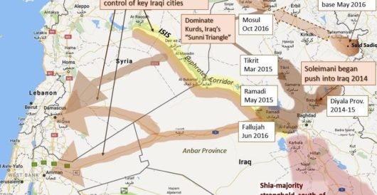 In obvious tactical move, Iran ferries ISIS fighters to heart of Iranian land bridge into Syria by J.E. Dyer
