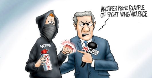 Cartoon of the Day: Sucker punch by A. F. Branco