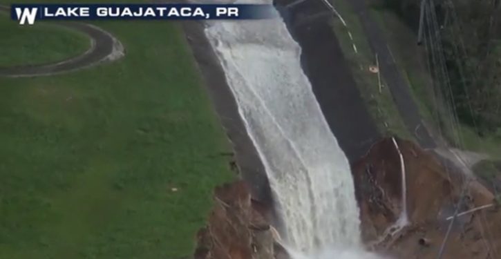 Puerto Rico dam fails after Maria; 70,000 more fleeing, at risk