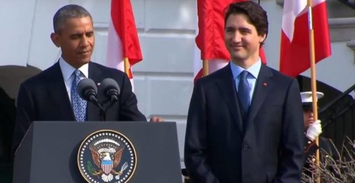 Wait, what? During presser, Justin Trudeau begins losing one of his fake eyebrows?