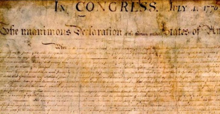 4th-graders forced to recite version of Declaration of Independence in which this word was changed