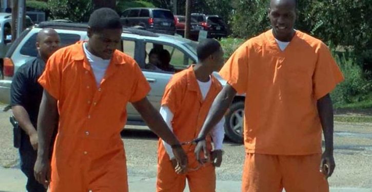 Four inmates break out of prison and rob a nearby store. What they do next is unexpected
