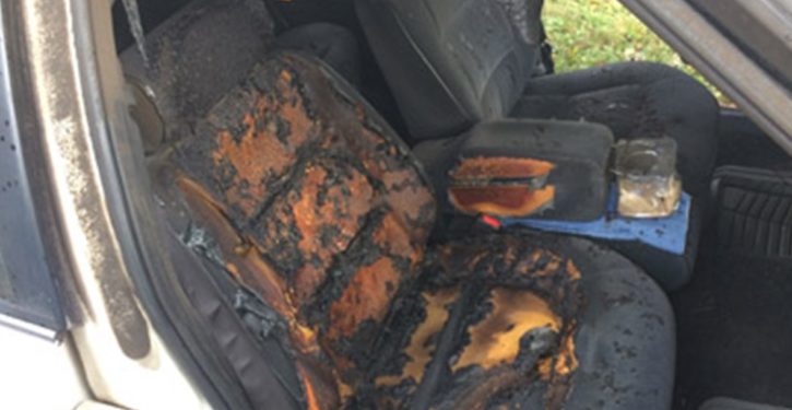 Conservative blogger apparently targeted for serious vandalism