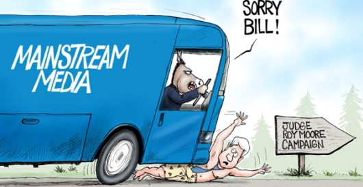 Cartoon of the Day: Under the bus by A. F. Branco