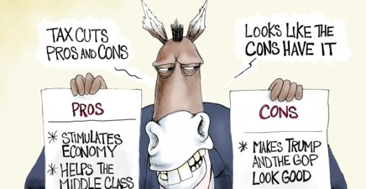 Cartoon bonus: Tax cut cons by A. F. Branco