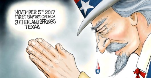 Cartoon of the Day: Prayer mockers be damned by A. F. Branco