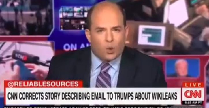 Brian Stelter ignores CNN’s bungled Trump Tower story